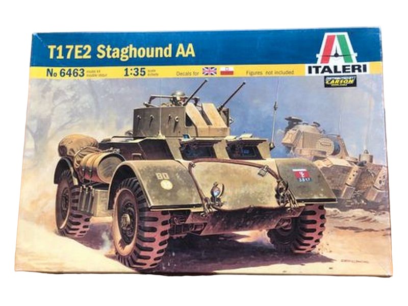 Сборная модель Italeri Бронеавтомобиль STAGHOUND AA, 135