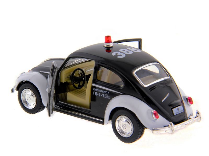 Машина Kinsmart  Volkswagen Classical Beetle Police инерция 112шт 132 бк
