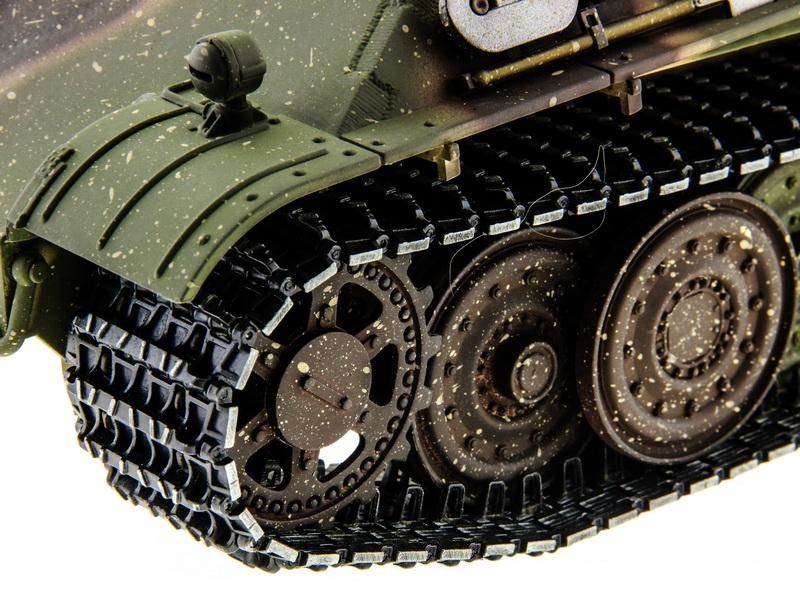 Радиоуправляемый танк Taigen 116 Panther type F с ИК пушкой HC версия, башня на 360, 24G RTR