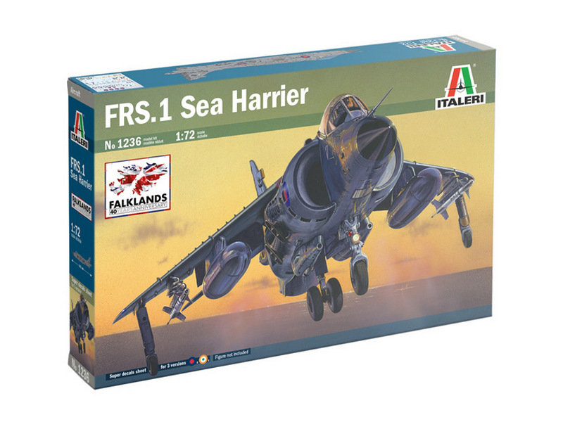 Сборная модель ITALERI 1236ИT Самолет Sea Harrier FRS1, 172