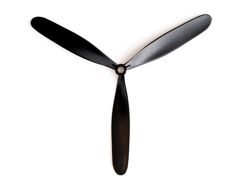 Трёхлопастной пропеллер для самолета Volantex RC Spitefire 400, P40 Warhawk 400, Zero 400