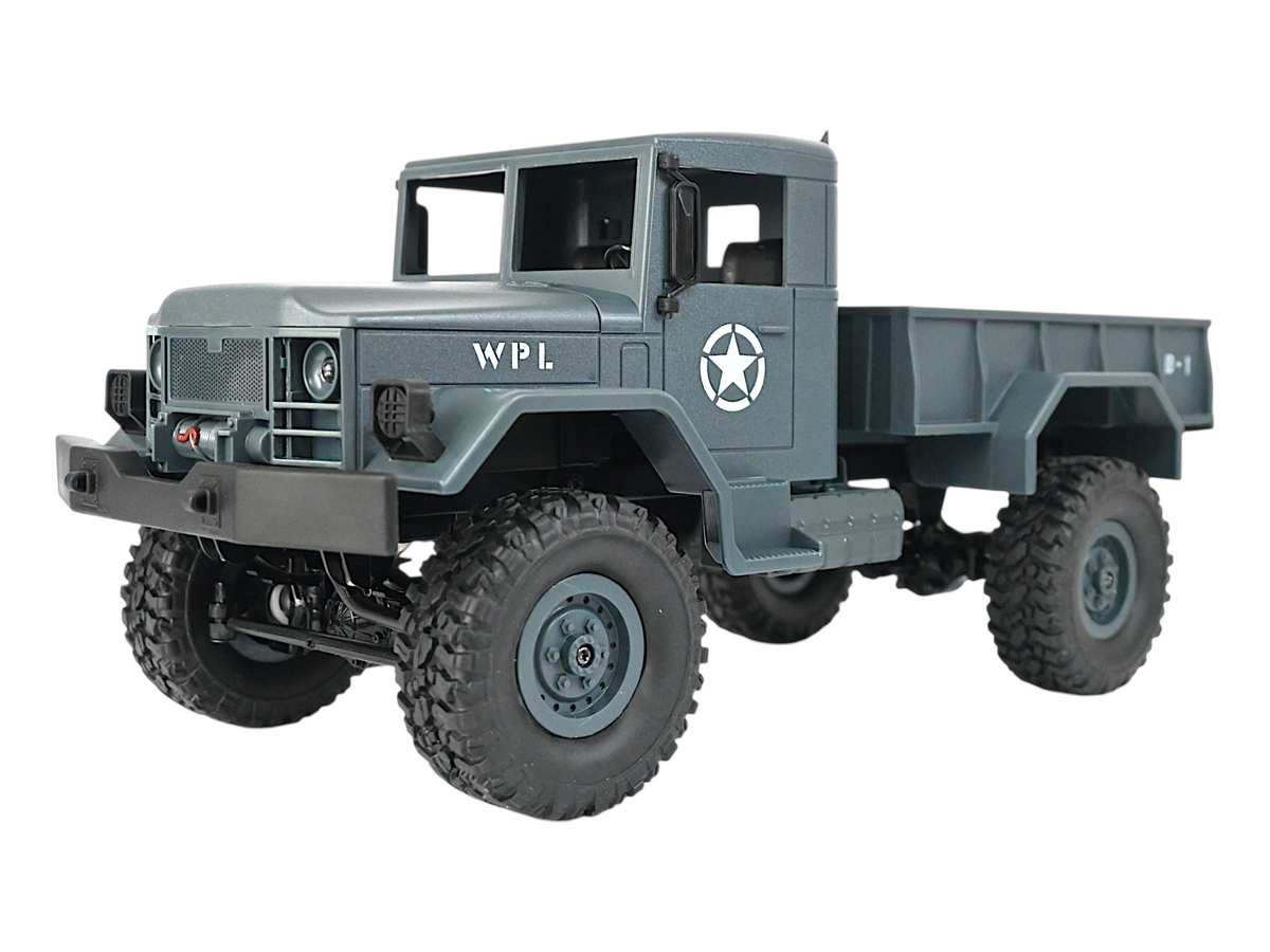 Радиоуправляемая машина WPL B14R военный грузовик серый 116 24G RTR
