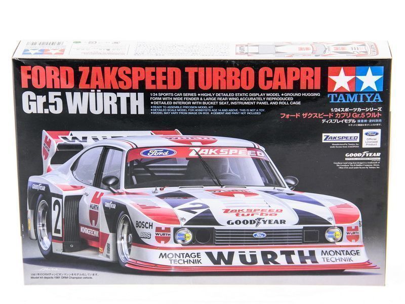 Сборная модель автомобиля 124 Ford Zakspeed Turbo Capri Gr5