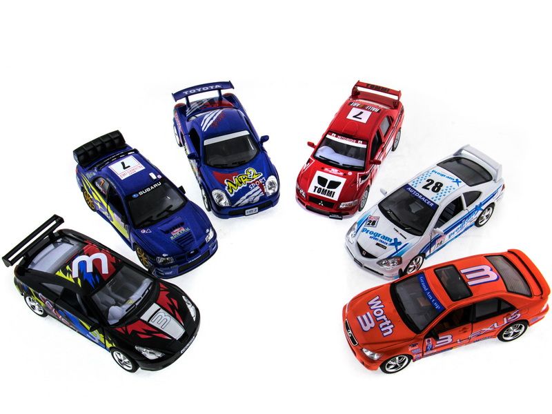 Машина Kinsmart Street Fighter в асс инерция 112шт бк