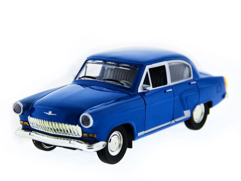 Машина АВТОПАНОРАМА ГАЗ21 Волга 124 вк  261211см, синяя