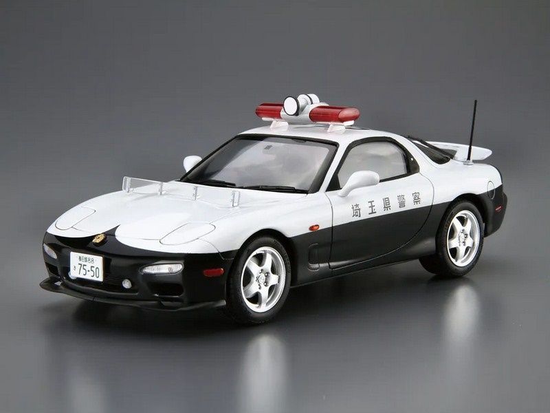 Сборная модель AOSHIMA Mazda RX7 FD3S Radar Patrol Car 98