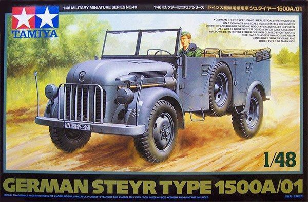 Склеиваемая модель Tamiya 148 Автомобиль Steyr Type 1500 А01