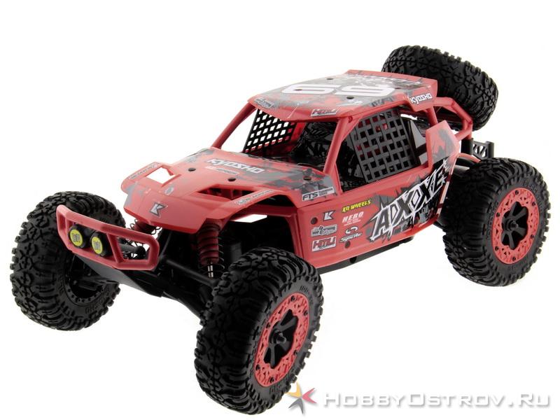 Радиоуправляемый багги Kyosho Axxe irs WLLan 2WD 24GHz iPhone 110 RTRкрасная
