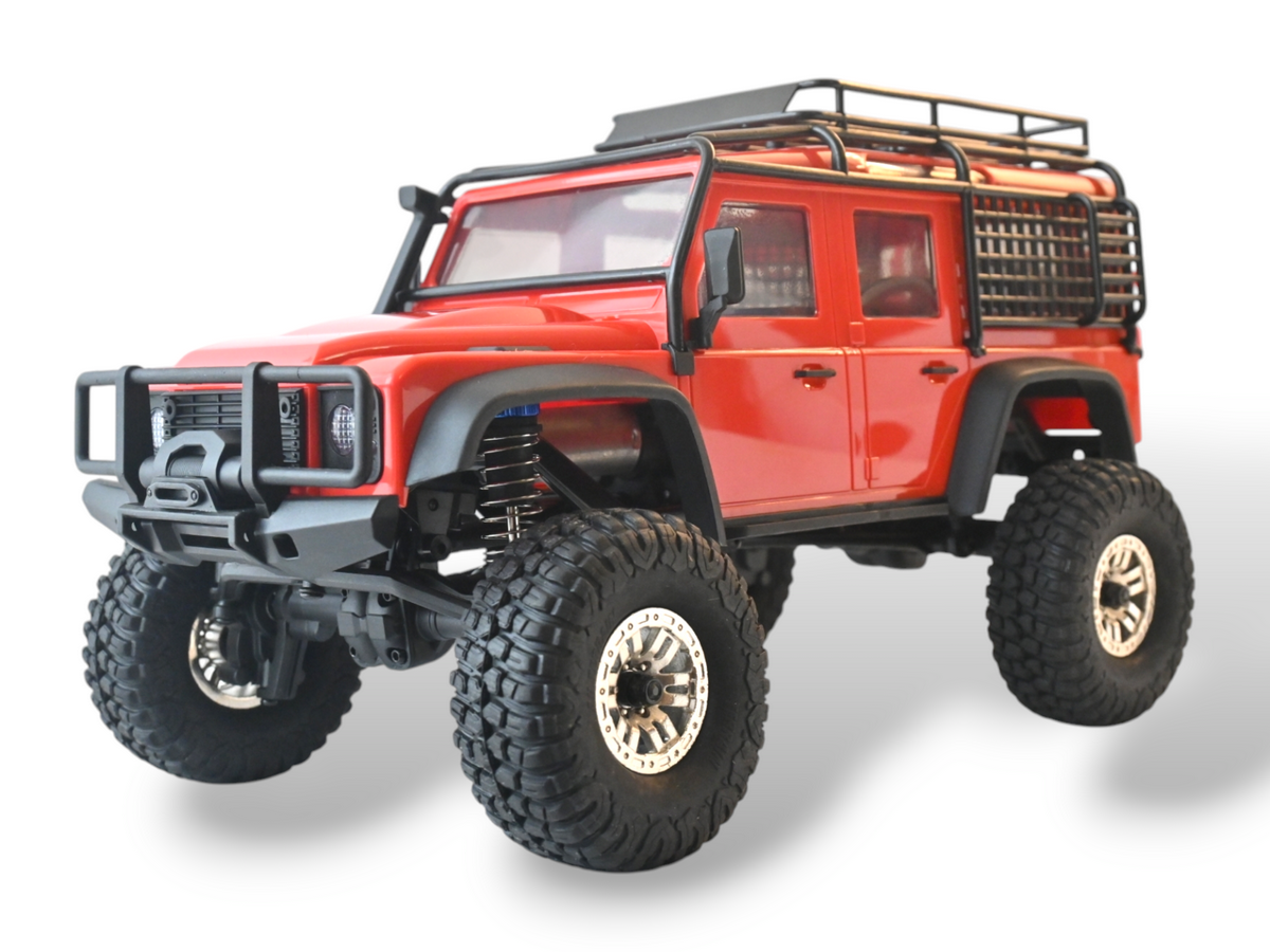 Радиоуправляемый краулер Remo Hobby OFFROAD красный 4WD 24G 118 RTR