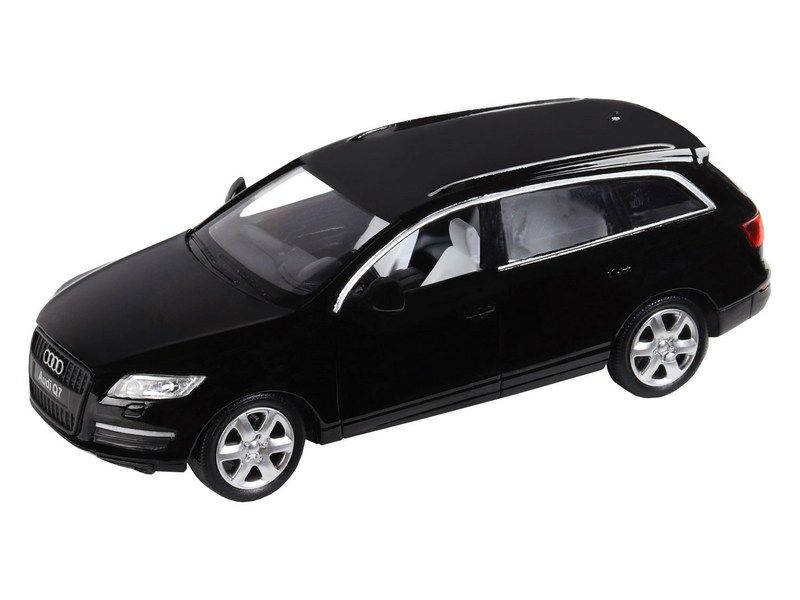 Машина АВТОПАНОРАМА Audi Q7, черный, 132, свет, звук, инерция, вк 17,513,59 см