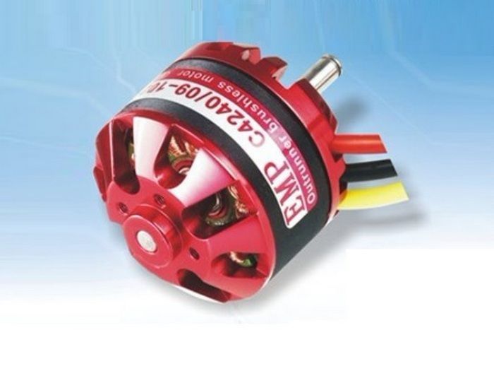 Электромотор бесколлекторный EMP outrunner для самолета, 550Вт, 890 обвольт, 140г С424010890