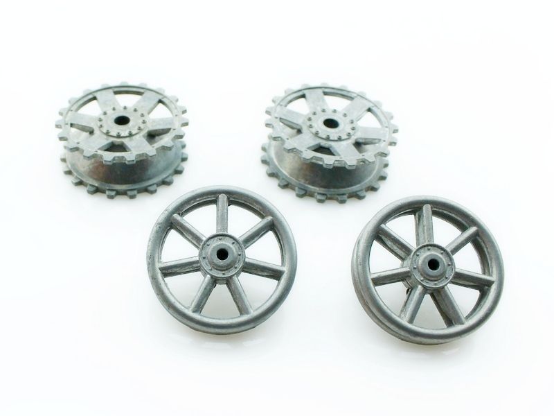 Набор запасных частей для танков Heng Long Punzer IV, PzKpfwIV ведущие звездочки, ленивцы