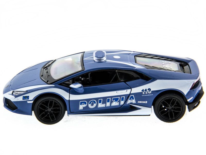 Машина Kinsmart Lamborghini Huracan Police инерция 112шт 136 бк