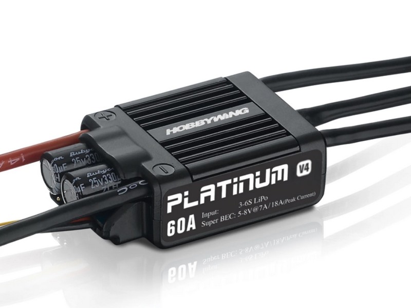Бесколлекторный регулятор Hobbywing Platinum 60AV4 60A80A, Aircraft, Heli