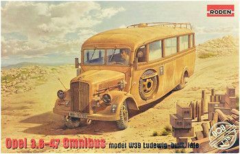 Сборная модель Автобус Blitz 36  47 Omnibus model W39 Ludewig  built, late