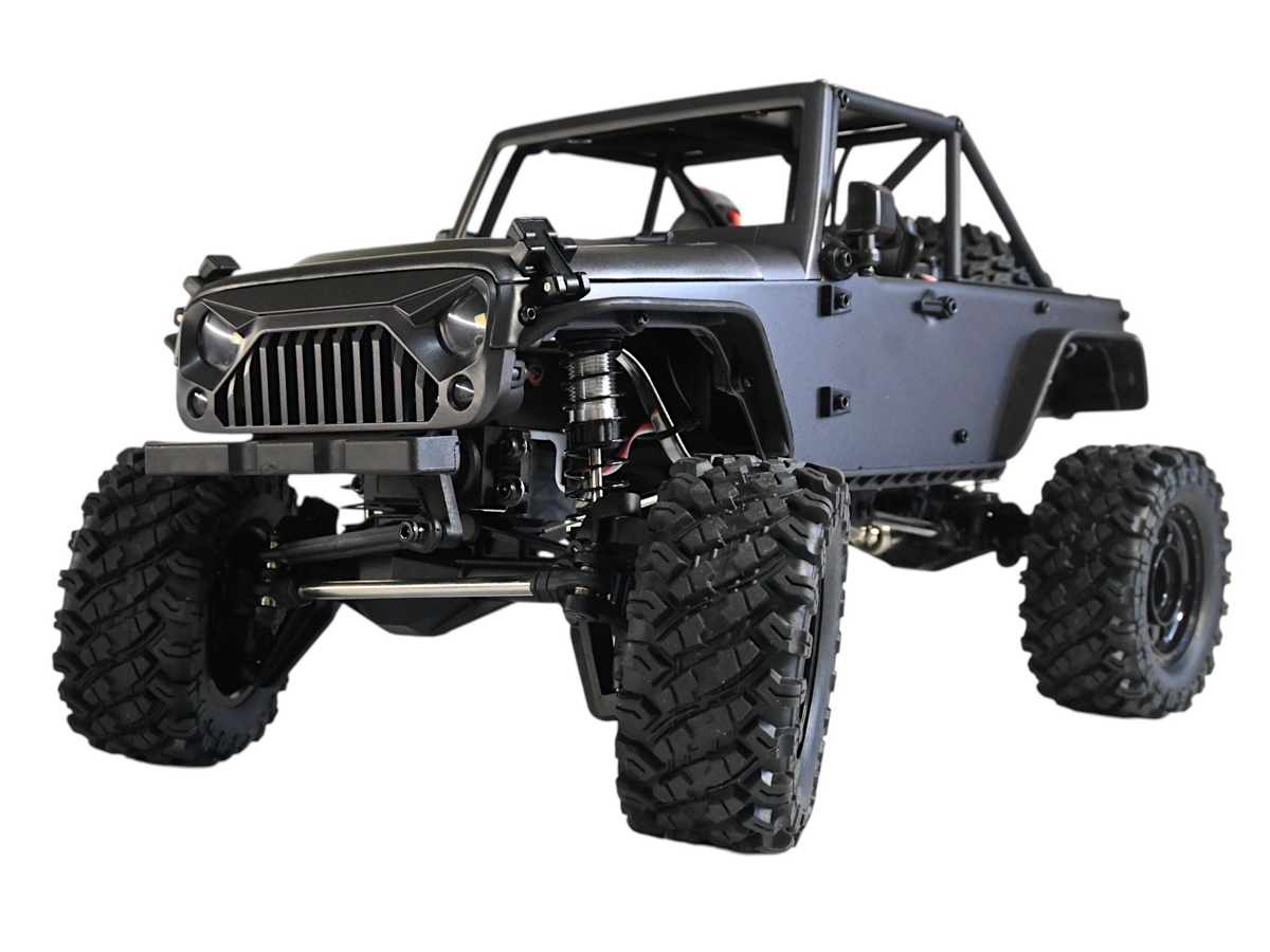 Радиоуправляемый краулер MJX Hyper Go H12Y серый Brushless 4WD 24G LED 112 RTR