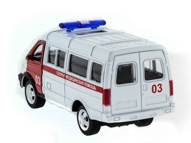 Машина АВТОПАНОРАМА инерц ГАЗель скорая 150, вк 14,585,5 см