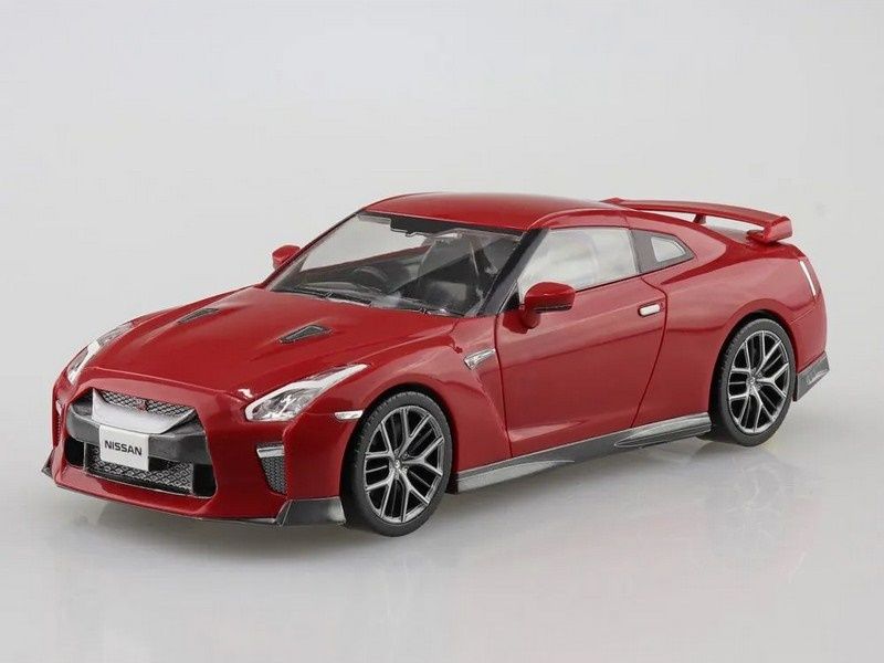 Сборная модель AOSHIMA Nissan GTR Vibrant Red 132