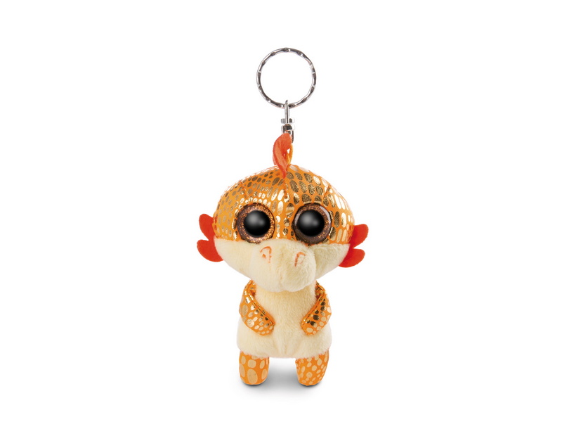 Мягкая игрушка NICI Дракон оранжевый ЙоЙо, брелок 9 см