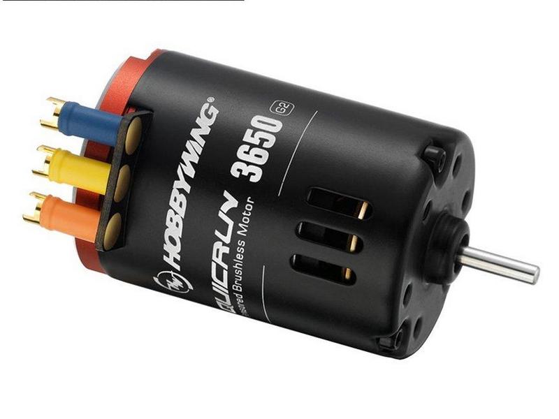 Бесколлекторный сенсорный мотор Hobbywing QUICRUN3650SD135TBLACKG2 2850KV, 3,1715мм, 110
