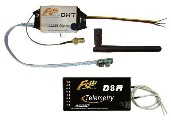 Модуль передатчика  приемник с функцией телеметрии 24GHz FrSky Two Way Combo 3 DHTD8R