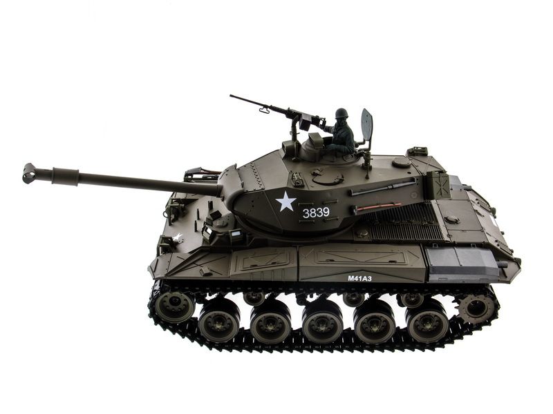 Радиоуправляемый танк Heng Long 116 Walker Bulldog  M41A3 Бульдог 24G RTR