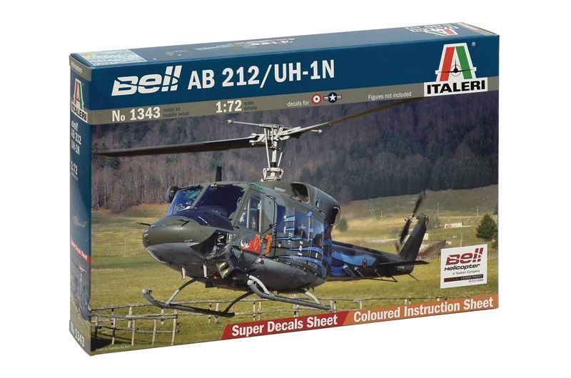 Сборная модель Вертолет Bell AB212UH1N Italeri 172