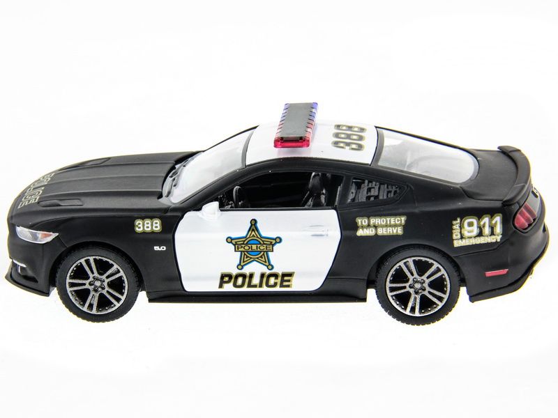 Машина Kinsmart 138 Ford Mustang GT 2015 Police инерция 112шт бк