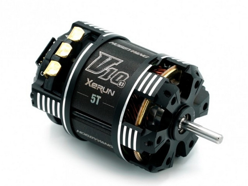 Бесколлекторный мотор Hobbywing XERUNV105TBLACKG3 6500KV, 317133, 110