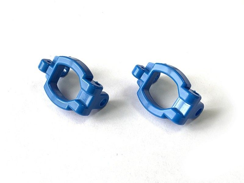 Капролоновые держатели поворотных кулаков для Remo Hobby 116, синие, тюнинг  2 шт
