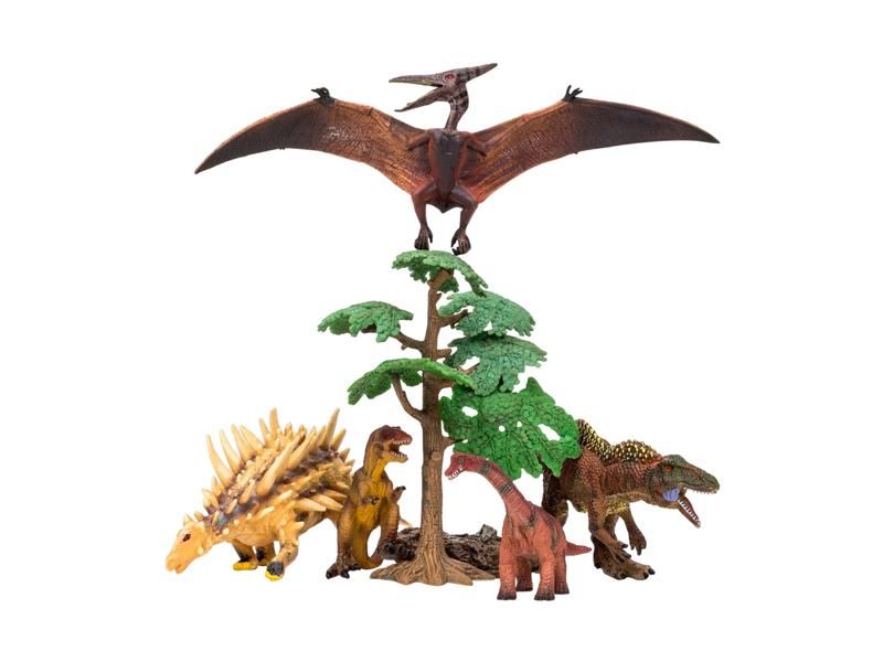 Динозавры и драконы MASAI MARA MM206023 для детей серии Мир динозавров набор фигурок из 7 пр