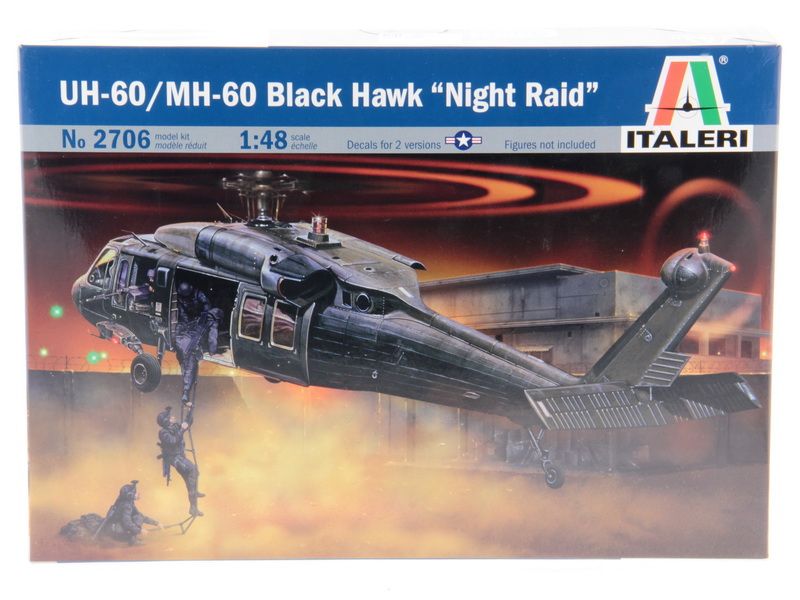 Сборная модель Вертолет UH60MH60  BLACK HAWK NIGHT RAID 148