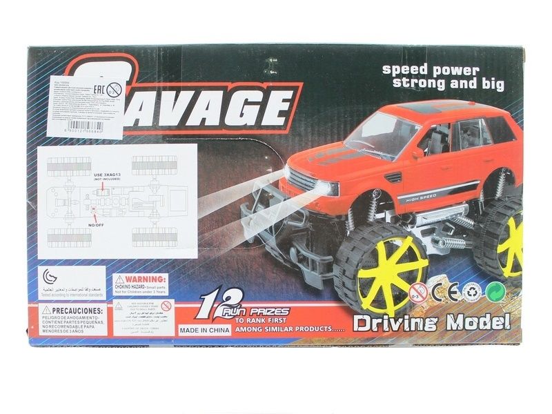 Машина инерционная L 5653A6A Bigfoot Nitro Crusher цвет в асс пк