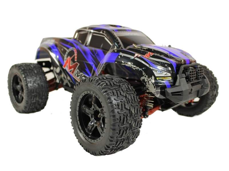 Радиоуправляемый монстр Remo Hobby MMAX Brushless UPGRADE синий 4WD 24G 110 RTR