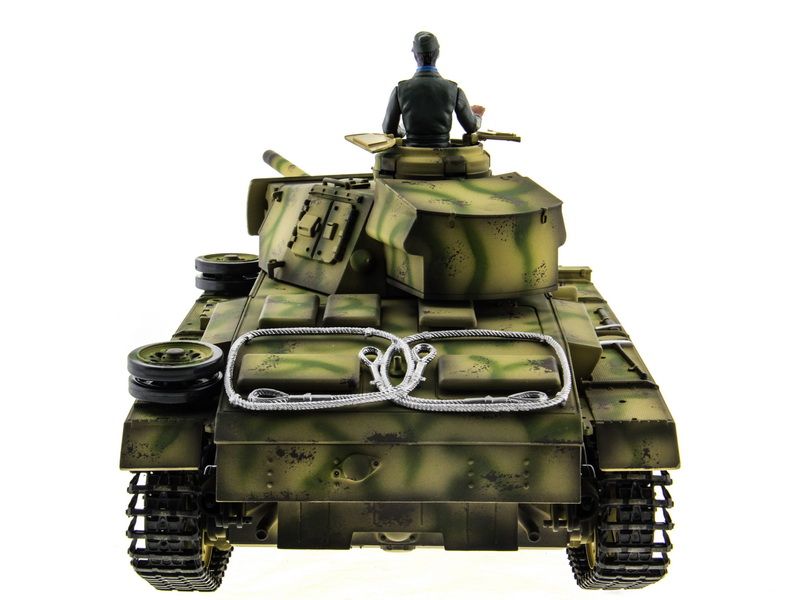 Радиоуправляемый танк Taigen 116 Panzerkampfwagen III Германия HC для ИК боя 24G RTR