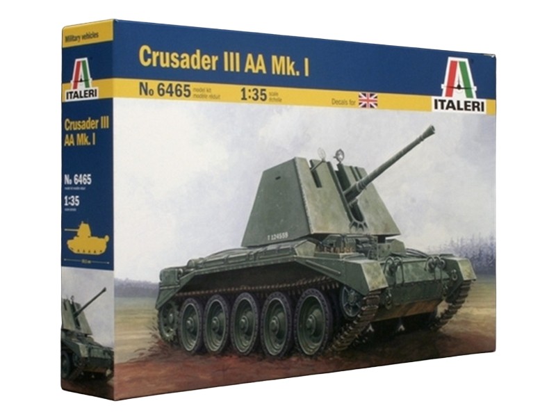 Сборная модель Italeri Танк CRUSADER III AA MKI, 135
