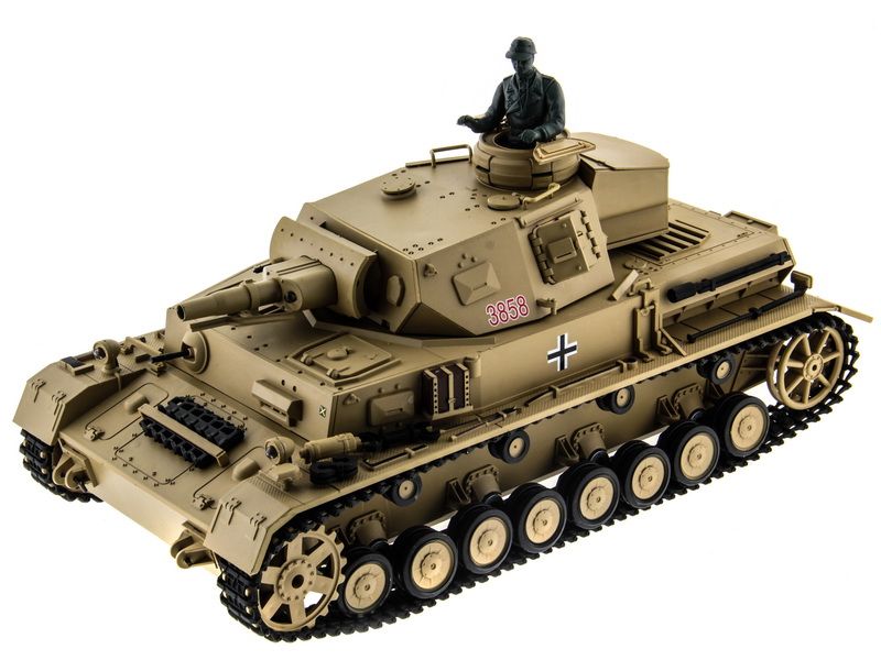 Радиоуправляемый танк Heng Long 116 Dak PZKpfw IV Ausf F1 Германия 24G RTR
