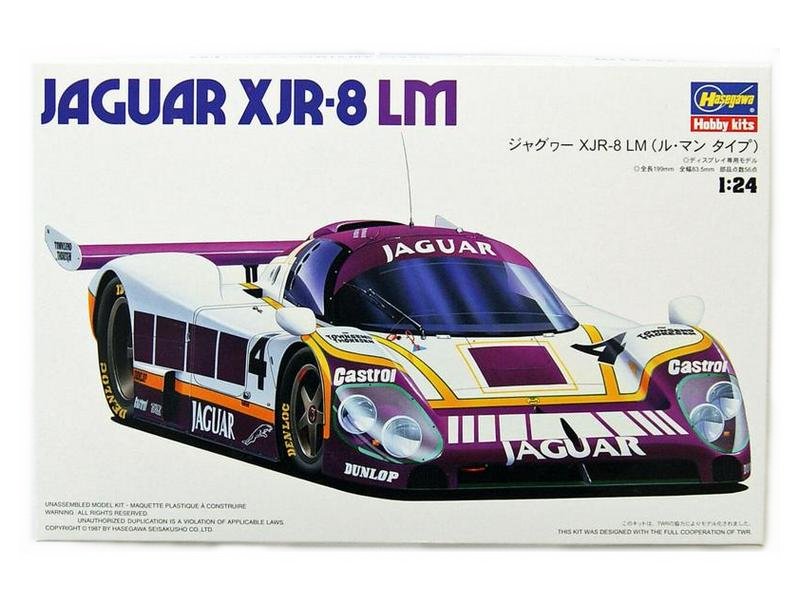Сборная модель Hasegawa Автомобиль Jaguar XJR8 LM, шт, 124