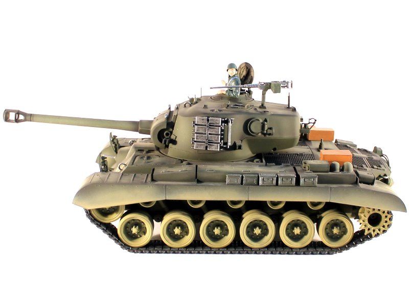 Радиоуправляемый танк Taigen 116 M26 Pershing Snow leopard США PRO 24G RTR