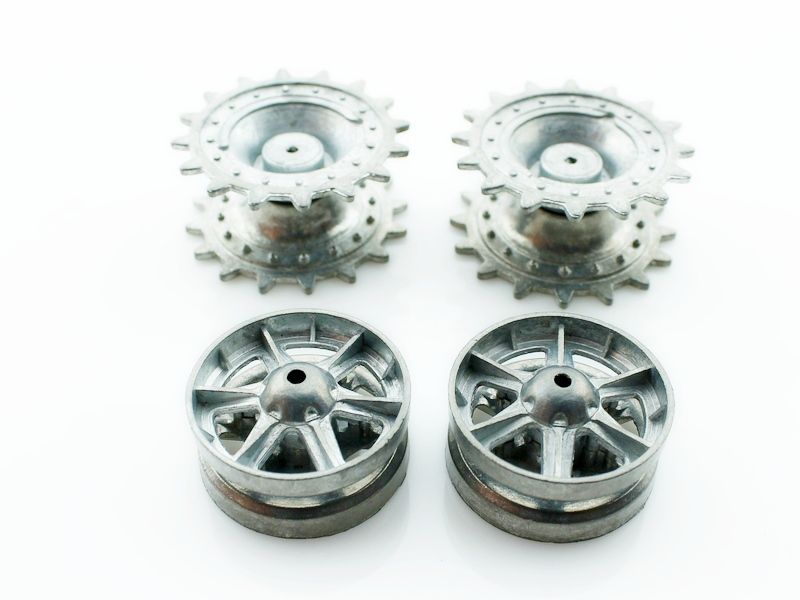 Набор запасных частей для танка Heng Long KV1 ведущие звездочки, ленивцы