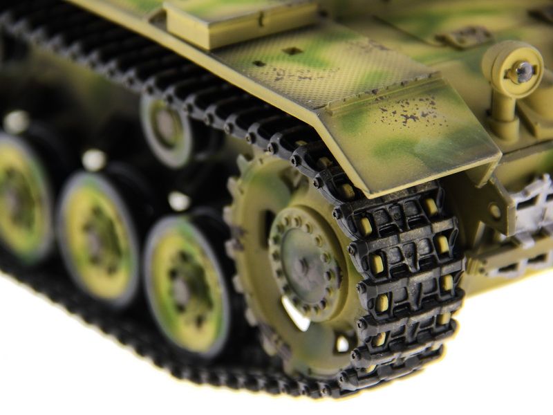 Радиоуправляемый танк Taigen 116 Panzerkampfwagen III Германия HC для ИК боя 24G RTR