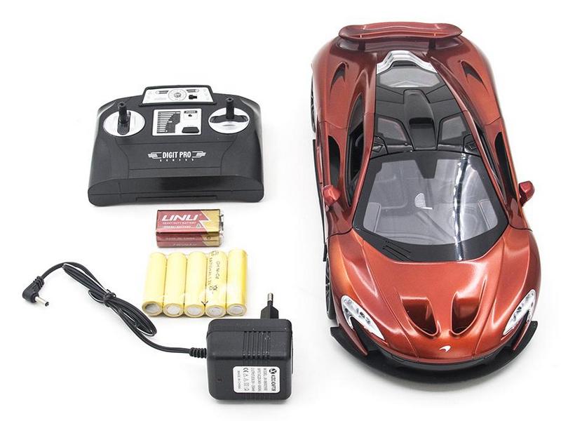 Радиоуправляемая машина MZ McLaren P1 2312 114, открываются двери акб