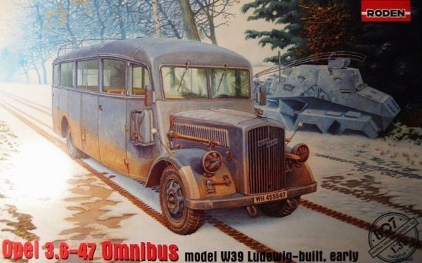 Сборная модель Автобус Blitz 36 – 47 Omnibus model W39 Ludewig built, early
