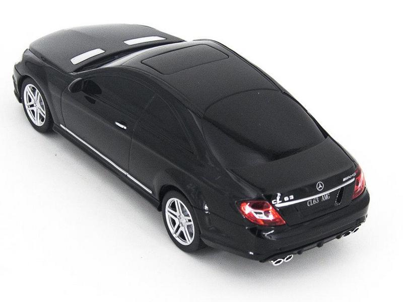 Радиоуправляемая машина Rastar Mercedes CL63 AMG 124, цвет чёрный 27MHZ