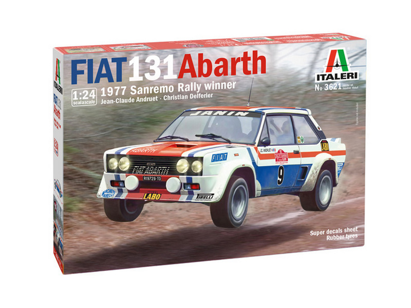 Сборная модель ITALERI 3621ИТ Авто FIAT 131 ABARTH San Remo Winner 1977, 124
