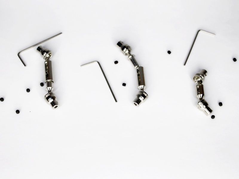 Комплект металлических карданов для тюнинга автомоделей WPL 6x6 для моделей B16, B36