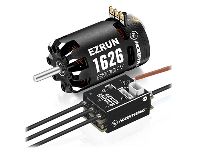 Бесколлекторная бессенсорная система Hobbywing COMBOMINI281626SD6500KV 30A, 128 влагозащита