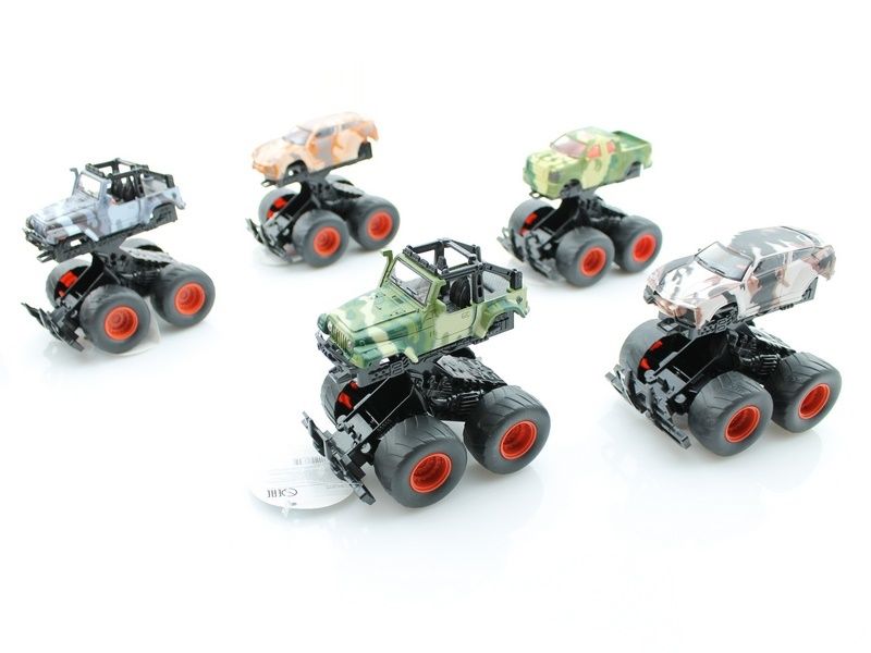 Машина инерционная KLX500114 Raptor SUV Military 4WD в асс, 8 шткор