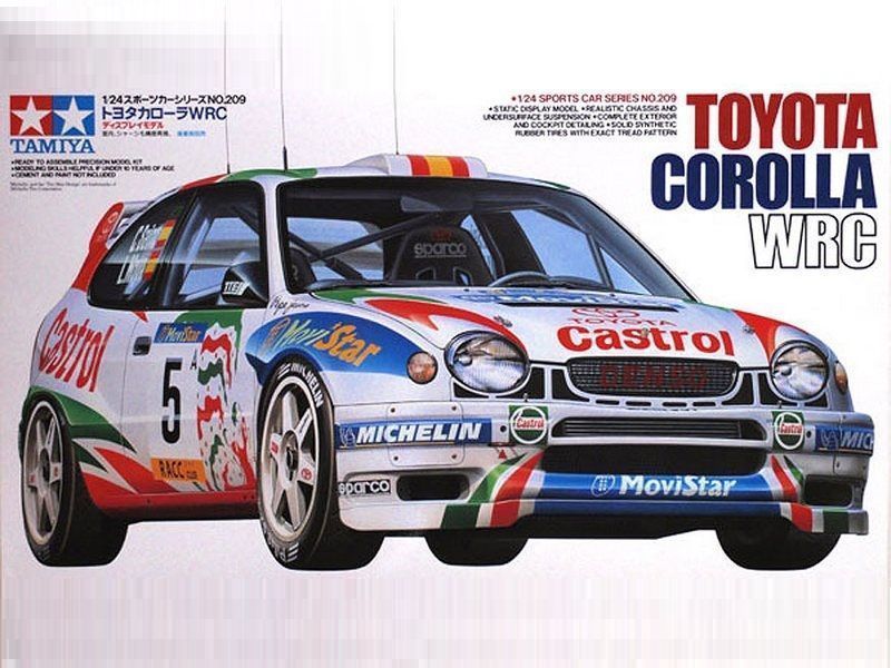 Сборная модель Автомобиля 124 Toyota Corolla WRC