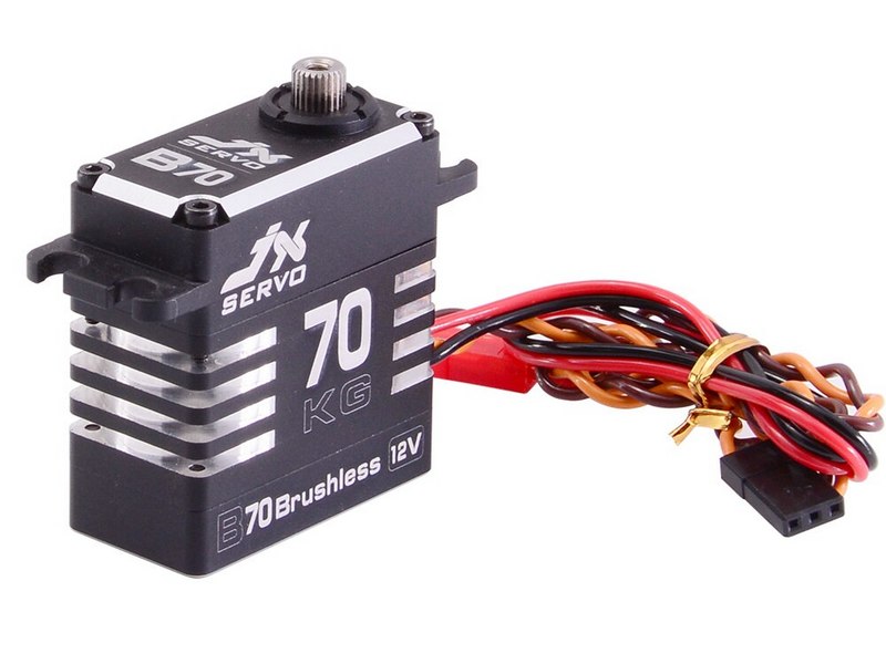 Сервомашинка цифровая JX Servo B70 87г72010120V бесколлекторная, Full metal